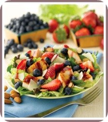 healthy salad recipe chicken berry